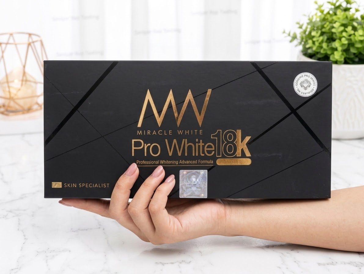 Miracle White Pro White 18K 180,000mg Glutathione Injection