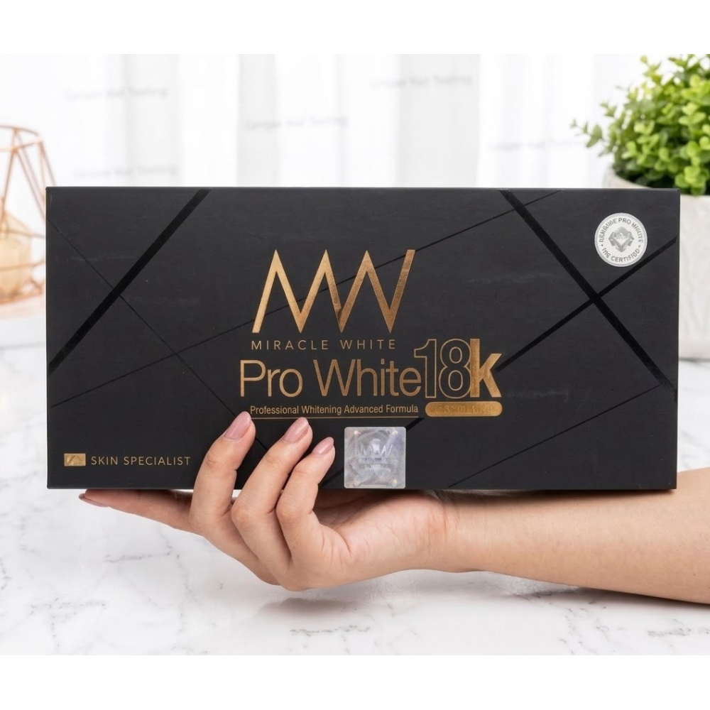 Miracle White Pro White 18K 180,000mg Glutathione Injection