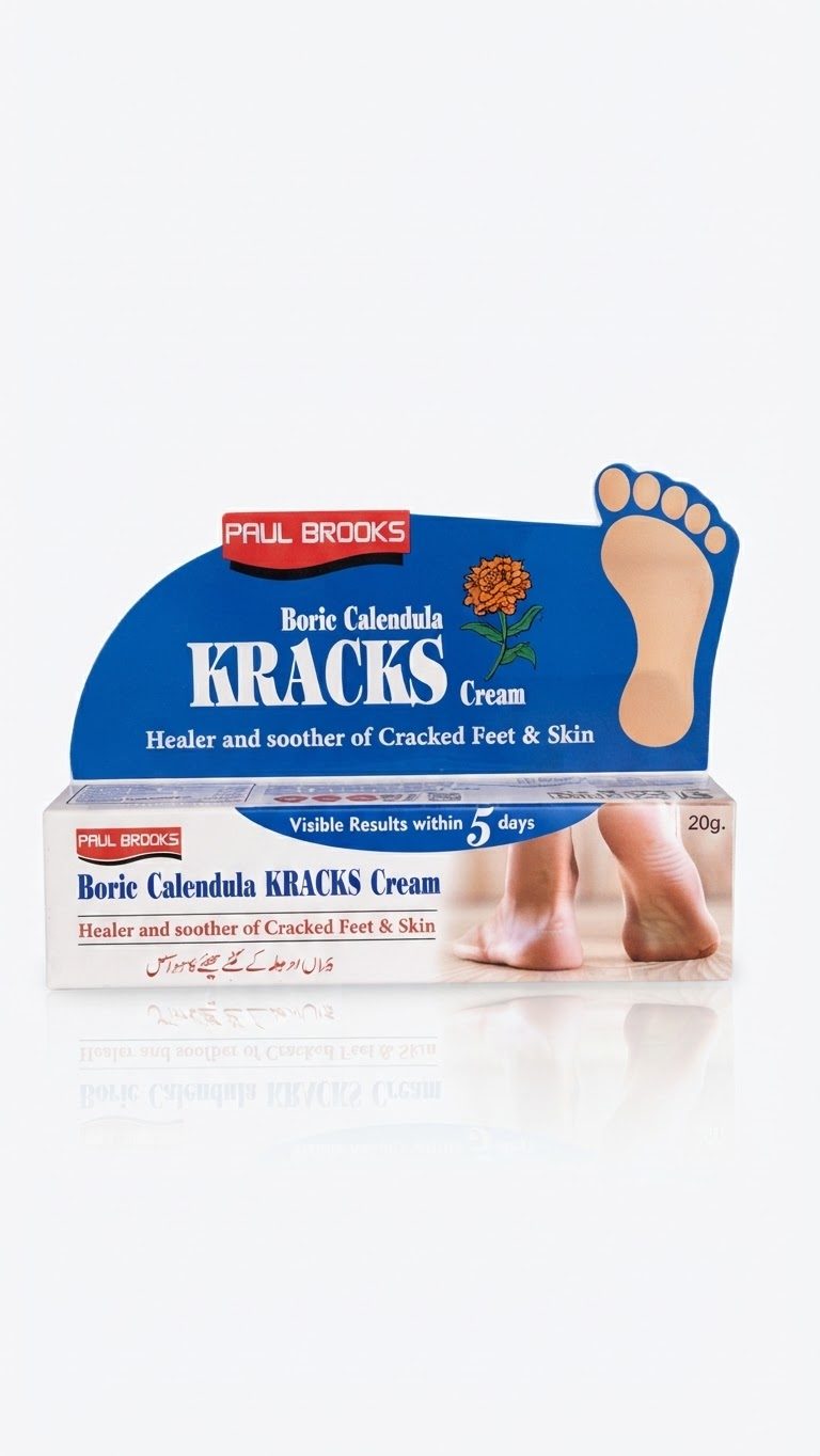Paul Brooks Boric Calendula Kracks Cream - 20g